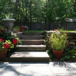 Transitional Steps to Rear Yard