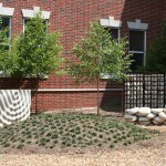 Sculpture Court at Louisiana Tech University